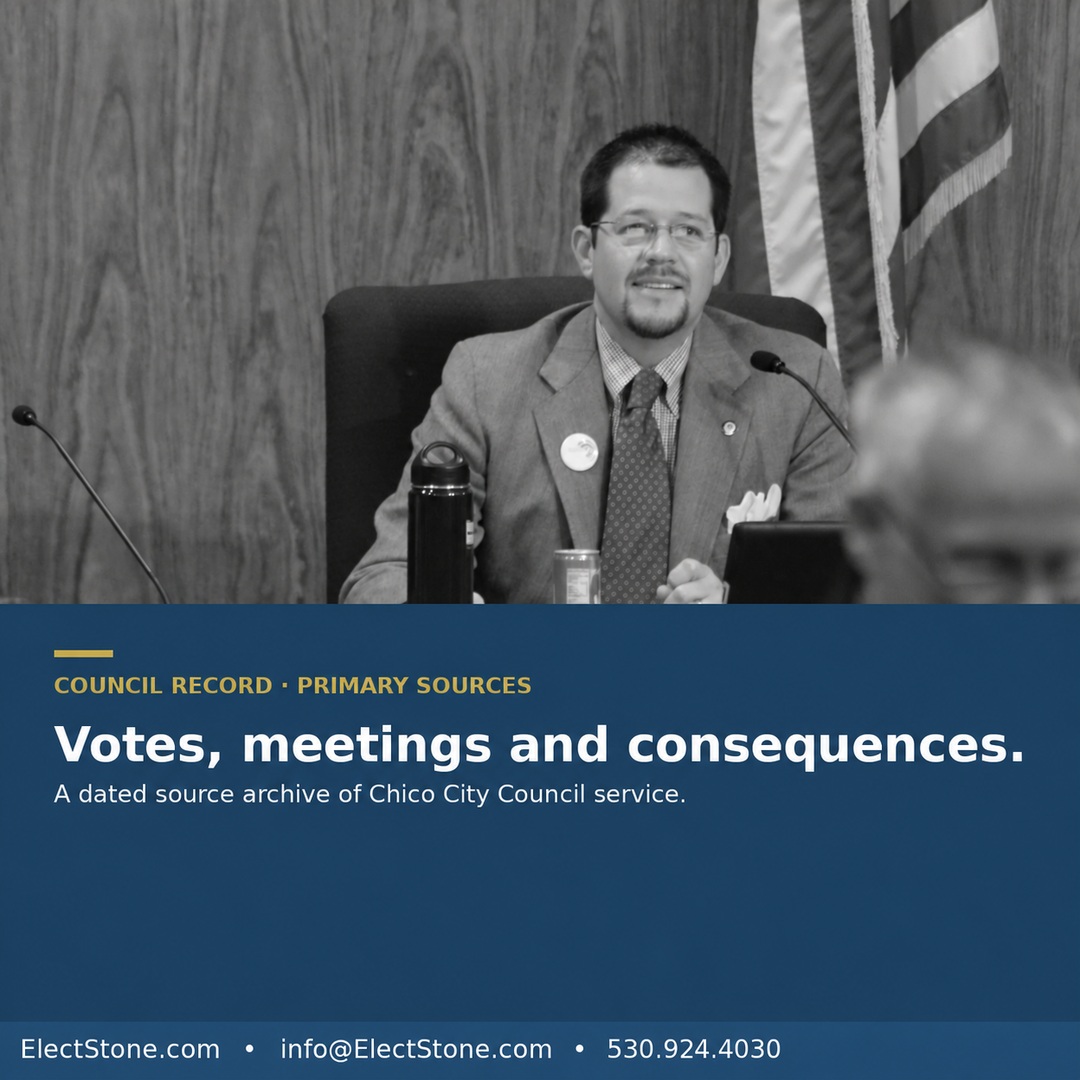 Votes, meetings and consequences. social tile